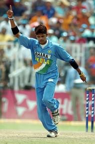 Image result for sreesanth 6/55 vs England, Indore â 7th ODI (2006)
